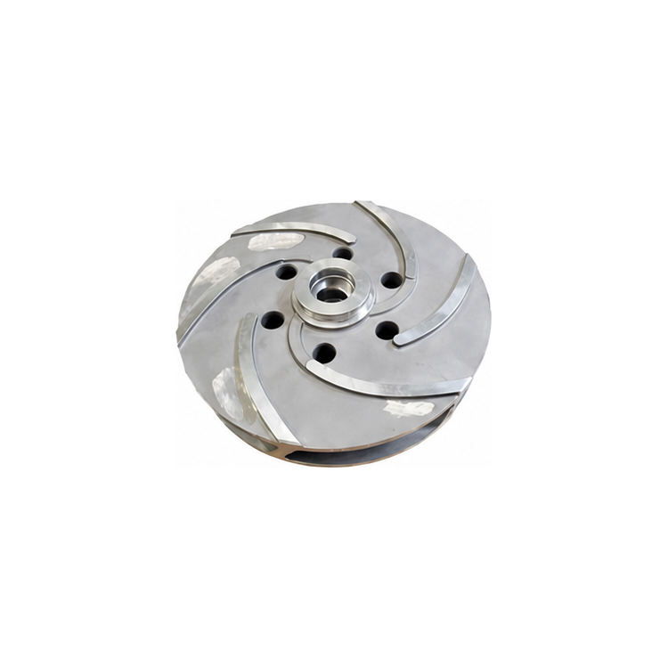 six vane open pump impeller.png - Highyoung Metal