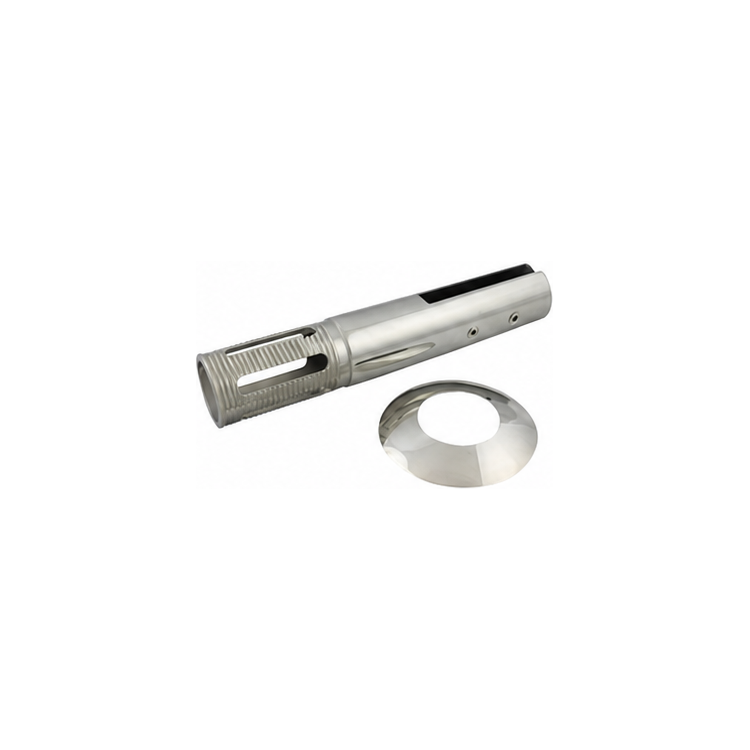 slotted core drilled glass spigot.png - Highyoung Metal